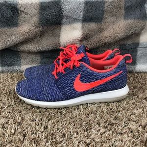 Nike Roshe Flyknit Persian Violet/Hot Lava Size 11